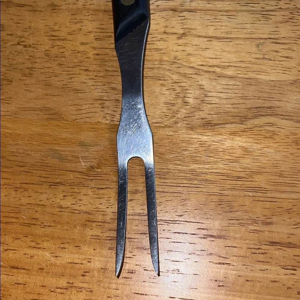 Vintage Stanley Black Carving Fork